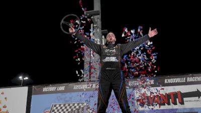 Jake Swanson Describes Last-Lap Pass For The Win At Knoxville Raceway