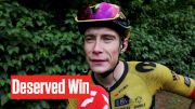 Vingegaard Celebrates Jumbo's Yellow In Dauphine Stage 1