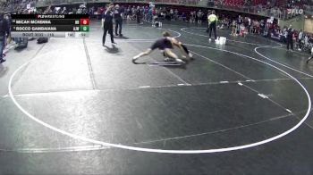 110 lbs Champ. Round 1 - Rocco Gambaiana, Ashland-Greenwood Jr Wrestling vs Micah McKenna, Nebraska Boyz