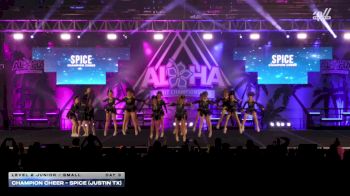 Champion Cheer - Spice (Justin TX) [2026 L2 Junior - Small Day 3] 2026 Aloha Grand Nationals