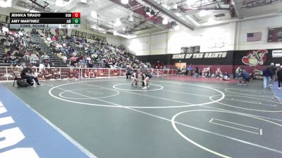 135 lbs Cons. Round 2 - Jessica Tirado, Downey vs Amy Martinez, Adelanto