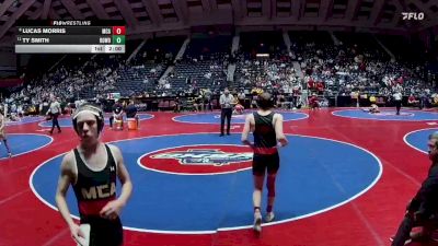 1A-106 lbs Champ. Round 1 - Ty Smith, Bowdon vs Lucas Morris, McIntosh County Academy