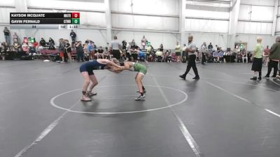 84 lbs Round 6 (8 Team) - Gavin Fernald, CTWHALE Blue vs Kayson McQuate, Mat Assassins Red