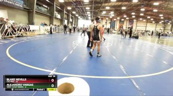 105 lbs Rd# 6- 9:00am Saturday Final Pool - Blake Nevills, Cali Red vs ALEJANDRO VARGAS, West Coast Riders