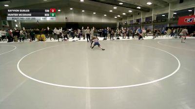 120 lbs Cons. Rd Of 16 - Hunter McGrane, North Dakota vs Sayvion Surles, Tennessee