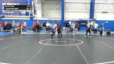 149 lbs Champ. Round 2 - Saliou Jobe, Rhode Island College vs Caleb Seyfried, Williams College