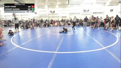 68 lbs Quarterfinal - Kolby Pitzen, Ohio Gold-EL vs Anthony Ragona, Central IL RAGE-EL