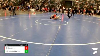 165 lbs Quarterfinal - Caden Schadwinkel, Seward Wrestling Club vs Ben Hansen, The Best Wrestler