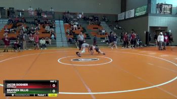 134 lbs Semifinal - Jacob Doshier, Hartselle vs Brayden Billig, Sparkman