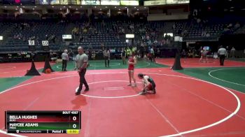 98 lbs 3rd Place Match - Bella Hughes, BLO2 vs Maycee Adams, PROA