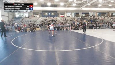 150 lbs Cons. Quarters - Bryson Constantino, Elite Force vs Brooks Brosovich, Team Champs Wrestling Club
