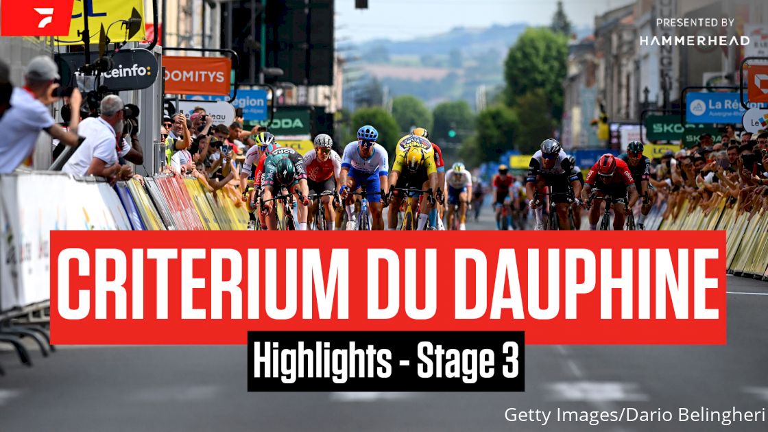 Highlights: 2023 Criterium du Dauphine - Stage 3