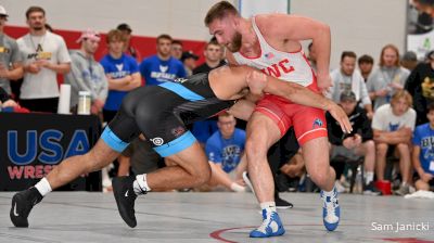 97 kg Rr Rnd 2 - Samuel Mitchell, Bulls Wrestling Club vs Nick Stemmet, Illinois