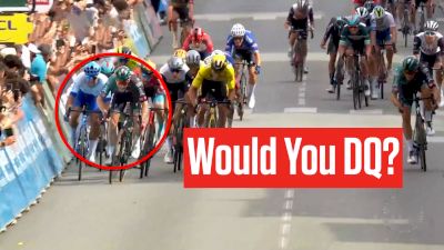 Would You DQ These Riders Dauphine Sprint?
