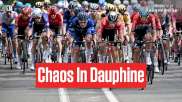 Chaotic Criterium du Dauphine Stage, Riders DQd, Laporte Wins