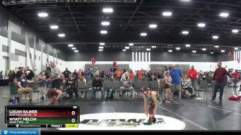 65 lbs Placement Matches (8 Team) - Logan Rajner, Elite Ath Club WE vs Wyatt Melchi, Legacy Red