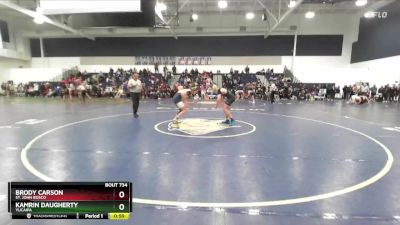 138 lbs Cons. Round 4 - Brody Carson, St. John Bosco vs Kamrin Daugherty, Yucaipa