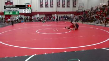 141 lbs Champ. Round 1 - Daniel Guerrero, Eastern Oregon University (OR) vs Tyler Hopkins, Unattached