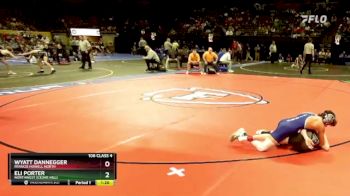 106 Class 4 lbs Quarterfinal - Wyatt Dannegger, Francis Howell North vs Eli Porter, Northwest (Cedar Hill)