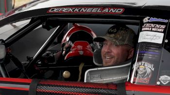 Kyle Busch's Spotter Derek Kneeland Trades Headset For Helmet At Berlin Raceway
