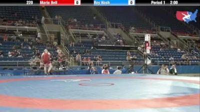 220 lbs round-1 Mario Bell Ohio vs. Roy Nash Utah