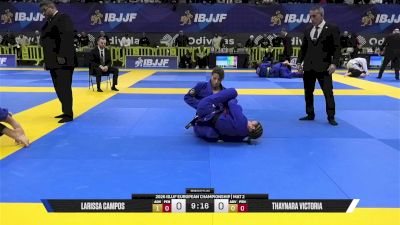 Thaynara Victoria vs Larissa Campos 2026 European Jiu-Jitsu IBJJF Championship