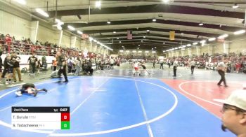 52 lbs 2nd Place - Teo Gurule, Stout Wr Acd vs Storm Todacheene, PV Youth Wrestling