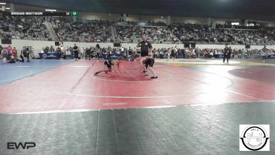 100 lbs Round Of 16 - Fysher Harris, Pawhuska Huskies JH vs Briggs Mattson, Lincoln Christian