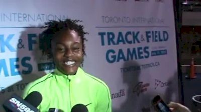 Nikkita Holder super happy and ready for London after 100m Hurdles at 2012 Toronto International Tack & Field Games