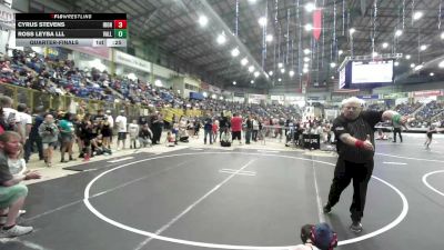 78 lbs Quarterfinal - Cyrus Stevens, Iron Pit Youth Wrestling vs Ross Leyba Lll, Valley Bad Boys