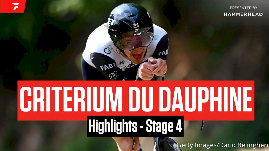 Highlights: 2023 Criterium du Dauphine - Stage 4