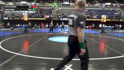 157 lbs Prelim - Ryan Kozdra, Springfield vs Luke Swan, Wis.-Whitewater