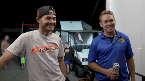 After The Checkers: Kyle Larson And Brad Sweet Recap High Limit Sprints At Eagle Raceway