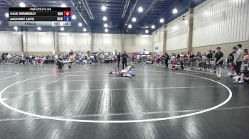 106 lbs Final - Cale Wimberly, Beebe Trained vs Zachary Leto, Tampa Bay Tigers Wrestling