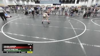 87 lbs Cons. Round 3 - Julian Hanson, NWo Wrestling Club vs Maddux Rabczak, Alber Athletics Wrestling Club