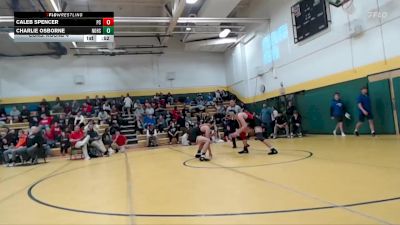175 lbs Cons. Round 4 - Caleb Spencer, Port Clinton vs Charlie Osborne, North Olmsted High School