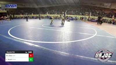 67 lbs Round Of 16 - Walker Diaz, Shelton Wrestling Academy vs Legend Koch, Duncan Demon Wrestling