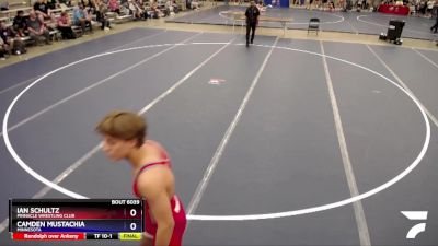 152 lbs Quarterfinal - Ian Schultz, Pinnacle Wrestling Club vs Camden Mustachia, Minnesota