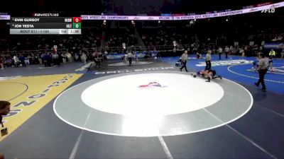 I-124 lbs Semifinal - Evin Gursoy, Midwood vs Jon Testa, Hilton