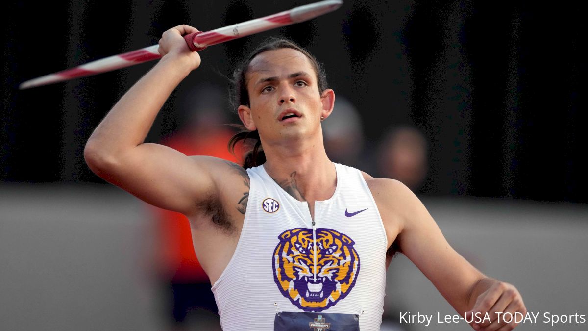 Tzuriel Pedigo Of LSU Throws Personal Best To Win Second NCAA Javelin Title