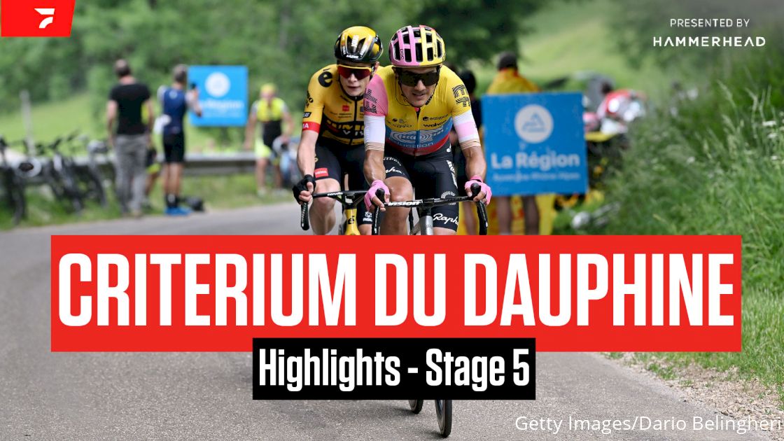 Highlights: 2023 Criterium du Dauphine - Stage 5
