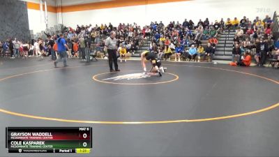 100 lbs Cons. Round 3 - Grayson Waddell, McDominate Training Center vs Cole Kasparek, McDominate Training Center