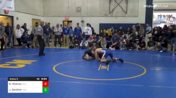 126 lbs Consolation - Neiko Malone, Howell-NJ vs Jacob Gardner, Canon-McMillan