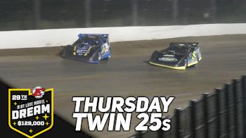 Twin 25s Highlights | 2023 Dirt Late Model Dream Thursday at Eldora Speedway