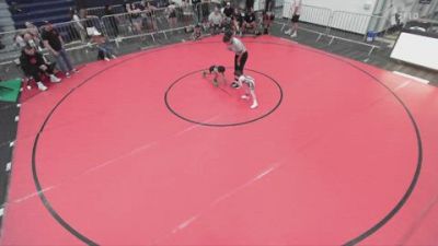 45 lbs Cons. Round 3 - Ezra De La Cruz, Rough House Wrestling Club vs Bentley Currie, SBTC
