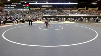 144 lbs Champ. Round 1 - Tucker Sparks, Arkansas City HS vs Jet Millison, Basehor-Linwood HS