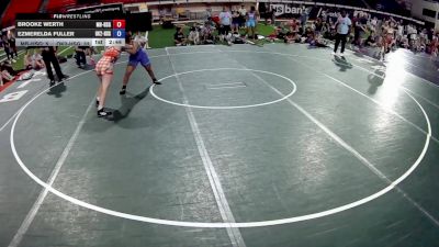 150 lbs Brooke Werth, Montana Banditry HS Girls vs Ezmerelda Fuller, Oklahoma 2 HS Girls