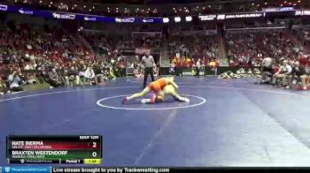 3A-120 lbs Cons. Round 3 - Braxten Westendorf, Waverly-Shell Rock vs Nate Bierma, Valley, West Des Moines