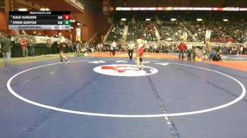 2A-190 lbs Quarterfinal - Kale Harless, Sundance vs Owen Barton, Kemmerer