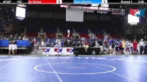 152 lbs round-5 Bo Nickal Texas vs. Chris Almony Maryland